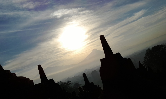 Sunrise in Borobudur #10